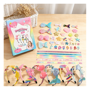 Kit de Fabrication de Serre-têtes Tendance pour Enfants, Breloques Licorne et Papillon, Fleurs en Mousse, Strass, Cadeau de Fête, Jouet - Product Image 5