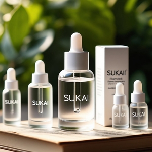 Роскошная прозрачная настойка, прозрачная капельница, косметика, лосьон, эмульсия, масло для ухода за лицом, стеклянные бутылки, капельница с упаковочной коробкой - Product Image 2