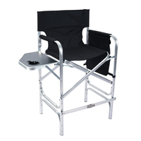 Chaise de réalisateur pliante portable de haute qualité personnalisée Hitree avec sac de table d'appoint adapté à la cour de camping de jardin de pelouse