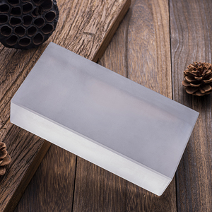 LZX sólido polaco Frost <span class=keywords><strong>cristal</strong></span> ladrillo bloque rectángulo forma plana para entrada al aire libre sala <span class=keywords><strong>de</strong></span> estar uso médico - Product Image 1