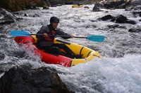 Bateau pneumatique ultraléger TPU kayak white water packraft
