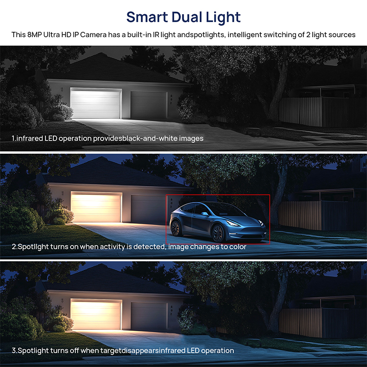 OEM Hik 8MP Smart Hybrid Light IR ColorVu Dome Cctv POE IP Camera Wholesale 2.8mm HIK NVR Compatible VK183F-LIUF · image 5