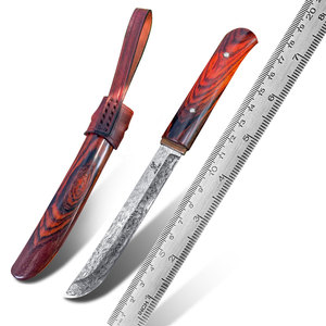 Couteaux de survie Bowie à lame fixe en bois de rose, fabriqués à la main au Japon, en acier VG10, avec étui en bois, <span class=keywords><strong>couteau</strong></span> de chasse samouraï, OEM - Product Image 1