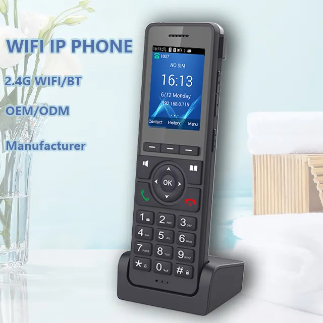 LTE WiFi 2.4G Cordless SIP VOIP Phone sasincomm s07 2/3/4G FWP Hotspot Recording Fixed Wireless ip phone