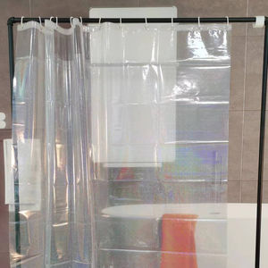 Rideaux <span class=keywords><strong>de</strong></span> <span class=keywords><strong>douche</strong></span> <span class=keywords><strong>de</strong></span> luxe imperméables en gros, rideaux <span class=keywords><strong>de</strong></span> <span class=keywords><strong>douche</strong></span> en PEVA irisé, doublure <span class=keywords><strong>de</strong></span> <span class=keywords><strong>rideau</strong></span> <span class=keywords><strong>de</strong></span> <span class=keywords><strong>douche</strong></span> laser - Product Image 1