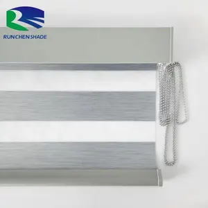 China Supplier Manual Shades Zebra Blind Fabric Zebra Roller blinds parts & zebra blinds mechanism