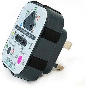 Kewtech Loopcheck 107 stopcontacttester hoge nauwkeurigheid 230V met luscontrole grijs geen maat - Product Image 4