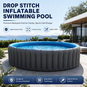 Aufblasbarer Drop-Stitch-<span class=keywords><strong>Pool</strong></span>, tragbarer PVC-<span class=keywords><strong>Pool</strong></span> für Erwachsene, Familie, Garten - Product Image 1