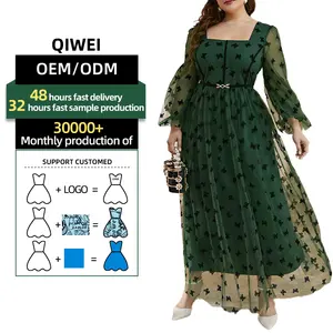Oem/Odm Plus Size Dresses Maxi Ladies Long Church Dress Women's Sizes L Long Summer Prom Evening Dress 2023 For Women