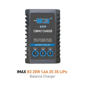 IMAX B3 Charger 7.4V11.1V Lithium Battery Model Airplane Model Water <strong>Bomb</strong> Toy 10W Balance 2S 3S 20W Battery Charger for RC Drone - Product Image 1