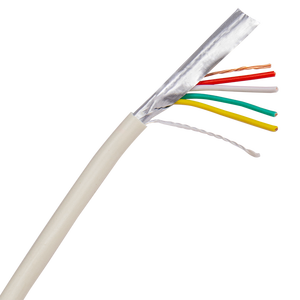 Câble d'alarme de sécurité antivol 4 conducteurs en cuivre/CCA, âme 12/10 AWG, gaine PVC blindée, 300V, universel pour <span class=keywords><strong>interphone</strong></span> intelligent - Product Image 3