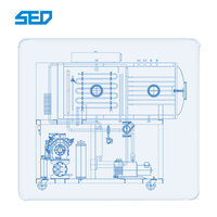 Industriële SED-3DG-B vriesdrooginstallatie voor voedselverwerking, hoge productiviteit, kerncomponenten: motor & aandrijving