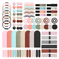 LADYGLOW Marron chocolat Accessoires de fitness à domicile Tapis de yoga Anneau de Pilates Coupelle magnétique Haltère en silicone Lestes de cheville