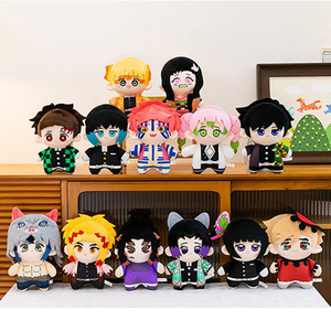 13 Estilos de Muñecos de Peluche de Anime, Figuras Grandes Sentadas de <span class=keywords><strong>Tanjiro</strong></span>, Nezuko, Inosuke, Giyu, Tomioka, Llaveros de Peluche, Juguetes de Peluche al por Mayor - Product Image 1