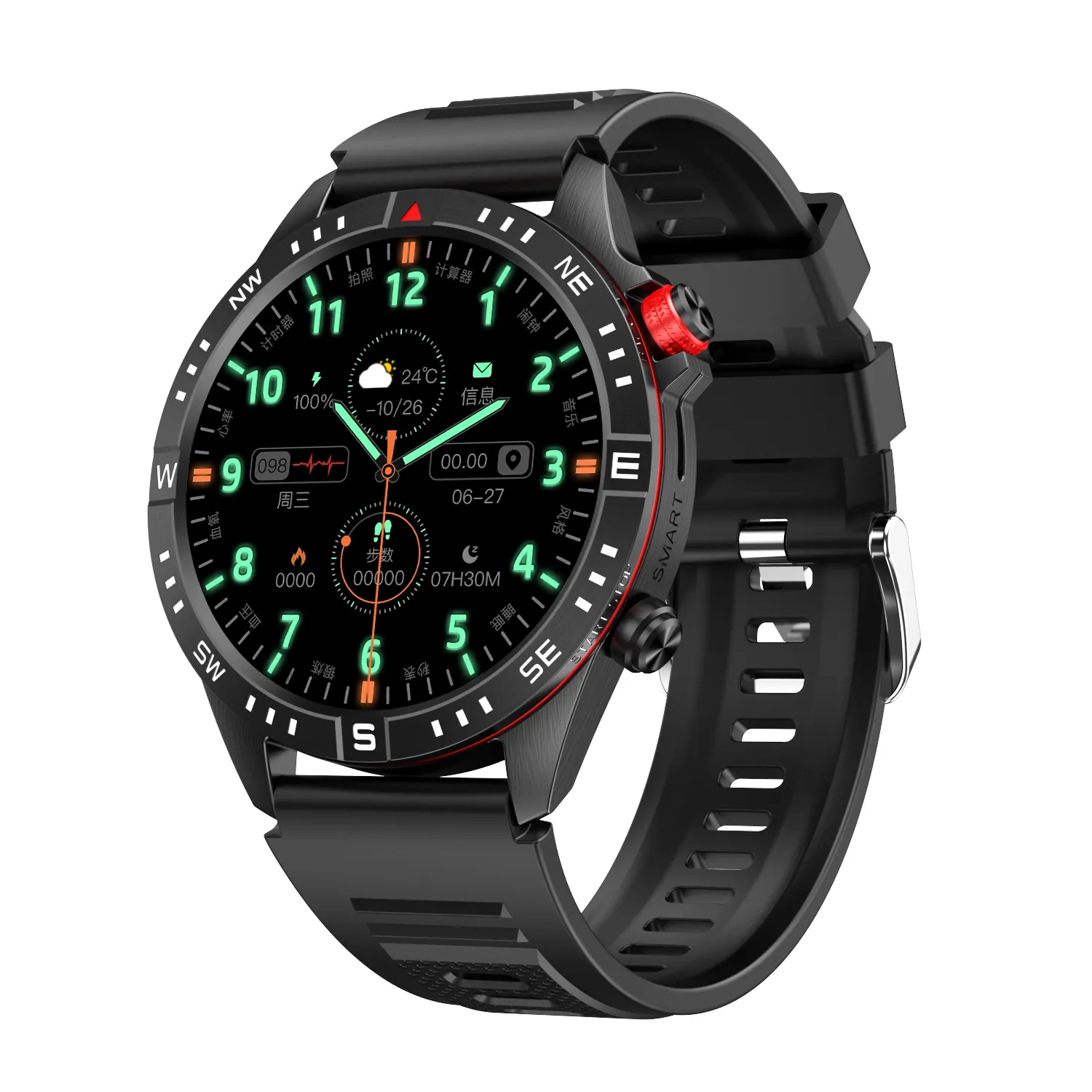 Wholesale Best Smart Watch CY800 1.6" Round Smartwatch Original Sports Smartwatches Wireless Charging Smart Watches