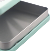 Boîte de bidon d'emballage d'ombre à paupières rectangle haut de gamme OEM ODM avec miroir