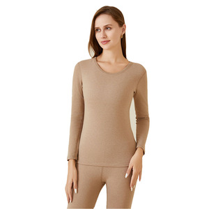 CustomTherma <span class=keywords><strong>Sous</strong></span>-Vêtements <span class=keywords><strong>Femme</strong></span> <span class=keywords><strong>Ski</strong></span> Ultra Doux Dames <span class=keywords><strong>Sous</strong></span>-Vêtements Thermiques Long Johns Ensemble Avec Polaire Doublé - Product Image 4