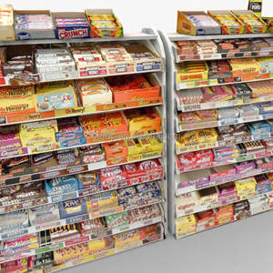 Cửa Hàng Bán Lẻ Giá Trưng Bày Đồ Ăn Nhẹ Kệ Thực Phẩm Đứng Đặt Sàn Kệ Trưng Bày Kẹo Sô Cô La - Product Image 5