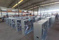 Ventilateur mural industriel homologué CE, à poussée et aspiration, pour l'élevage avicole, les serres, la ventilation des poulaillers, l'extraction des gaz et le refroidissement des fermes porcines
