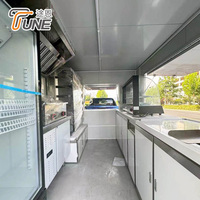 Remorque de restauration mobile carrée pour la vente au détail avec cuisine complète – USA, Europe, Australie