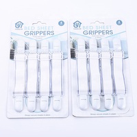 Attaches élastiques antidérapantes blanches pour draps et couvertures – Fixations pour matelas et articles ménagers divers