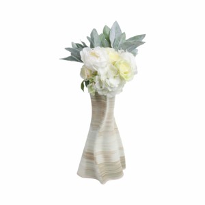 Vaso in Porcellana Stampato in 3D, Decorazione Moderna per la Casa, Forma Stratificata, Vaso Decorativo per Fiori da Soggiorno - Product Image 2