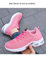 Nouveaux loisirs coussin d'air course respirant semelle souple chaussures de sport pour femmes chaussures personnalisées