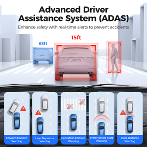 Cámara para Auto AZDOME M330MAX con Pantalla de 0.96'', Grabación en Bucle HD 4K, Sensor G, WDR, Visión Nocturna, Modo de Estacionamiento 24H - Product Image 6