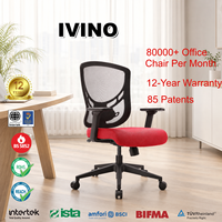 Chaise de bureau ergonomique moderne, soutien lombaire réglable, accoudoirs 3D, inclinable, siège en mousse moulée, Chaise de Bureau BIFMA GTChair