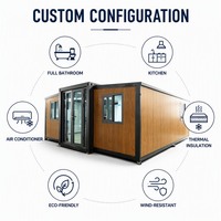 Maison conteneur extensible robuste et durable de haute qualité, fabricant vérifié CE ISO9001, maison modulaire préfabriquée, usine OEM ODM