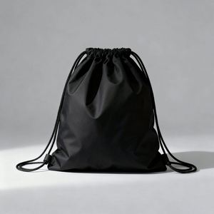 Custom 210D Polyester Waterproof Large Capacity <b>Drawstring</b> Sports <b>Backpack</b>-Eco-friendly Reusable Foldable Promotional - Product Image 1