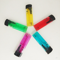 Briquets USB rechargeables en plastique avec enveloppe en PVC, livraison gratuite