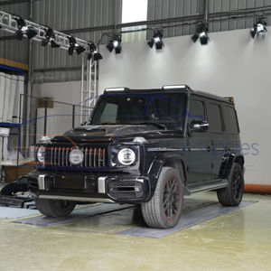 Kit carrosserie pour G-wagon G500 <span class=keywords><strong>G63</strong></span> W464 au style G900 <span class=keywords><strong>Brabus</strong></span> : Lèvre de pare-chocs en fibre de carbone sèche et calandre de classe G - Product Image 2