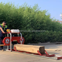 Fendeuse de bûches portable à moteur essence pour moteur GX200, capacité de coupe de 2700 mm, petite machine à couper le bois pour usage en jardin