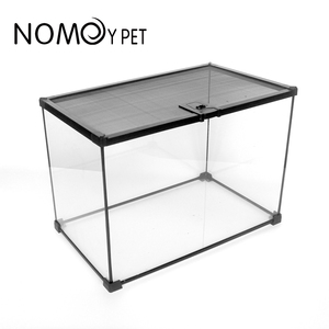 Nomoy Pet Hot Sale Small 50cm Glass Rainforest tank for Chameleon <strong>Reptile</strong> Snake Lizards <strong>Display</strong> <strong>Cage</strong> Plant Terrarium YL-07 - Product Image 3