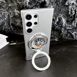 Funda Protectora Rígida Giratoria 360° Antideslizante para <span class=keywords><strong>PC</strong></span> Olyphone, para las Series S25/S24/S23, con Soporte de Anillo Giratorio y Protección Contra Impactos - Product Image 2