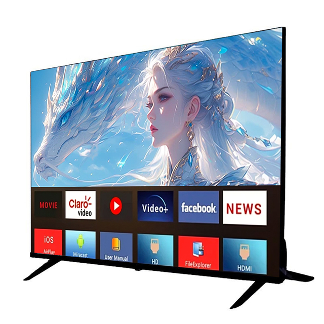Big Screen 24-110 Inch TV 4K UHD Full Display Smart Television Sets Android Smart LED TV for Home Use & LCD Display TV