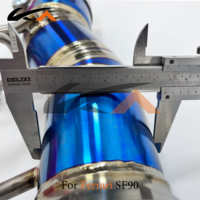 Sistem Knalpot KA Tuning Untuk Ferrari SF90 3.9T Titanium Alloy Catback Dengan Katup