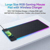 Tapis de souris sans fil RGB de haute qualité PJT-OMP2016-S avec chargeur 10W, base en caoutchouc antidérapante, tapis de clavier pour ordinateur