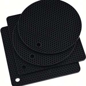 Premium Thicken Heat Resistant Durable <b>Trivet</b> Mats with Oven Mitts <b>Trivets</b> for <b>Silicone</b> Hot Pots <b>Silicone</b> Pads - Product Image 4
