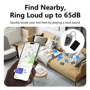 Localizzatore Smart Certificato MFi Ricaricabile per iOS Android Google GPS, Tracker per Portafoglio Intelligente Compatibile con <span class=keywords><strong>Samsung</strong></span> - Product Image 2