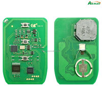 Carte de circuit de clé de véhicule intelligente universelle CK TOM Series TOM-O-10 0010 avec puce 8A et 2 boutons pour Yaris Vios
