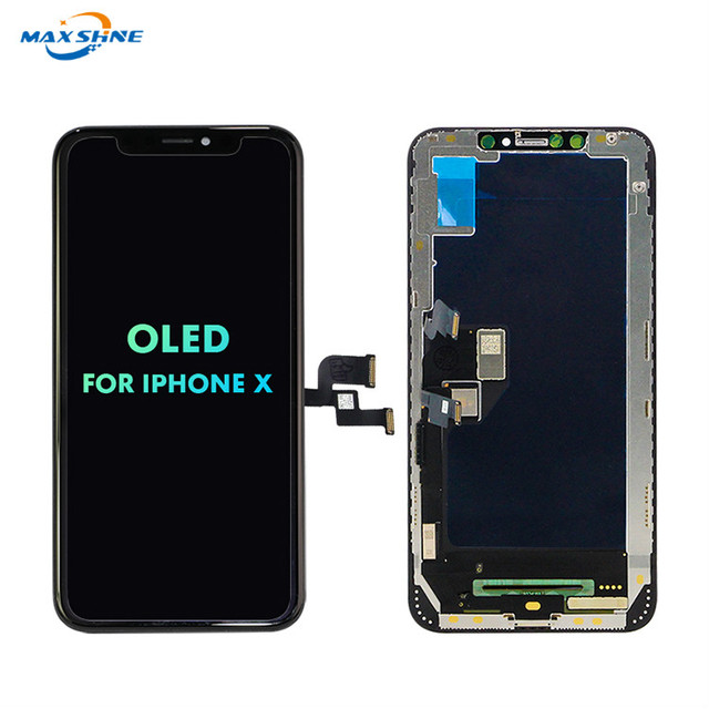 Mobile Phone LCDs for iPhone X GX OLED COF Quality Touch Screen Replacement Display Pantalla Digitizer Assembly Full Tested