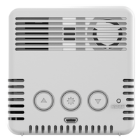 Meteran kualitas udara luar ruangan multifungsi rumah tangga Monitor kualitas udara Gas monitor layar LCD Monitor kualitas udara pintar