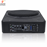 Vente en gros OEM 10 pouces Underseat Subwoofer 150w Car Active Slim Subwoofer Box Auto Car Woofer avec amplificateur Système audio