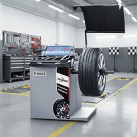 Équilibreuse de roues DAYANG P900S entièrement automatique haute précision 1g, certifiée CE ISO, avec technologie laser pour l'alignement