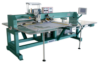 Machine pour broderie de strass, 9 aiguilles, 1 tête, paillettes mixtes, cordon plat, machine pour broderie