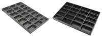 Plateau de cuisson en acier aluminisé antiadhésif de 21 tasses commercial personnalisé mini moule à cupcake rectangle plateau de cuisson financier 600*400mm