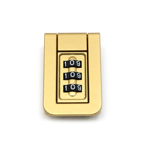 उपहार बॉक्स गोल्डन संयोजन ताला 3 संख्या पासवर्ड भंडारण बॉक्स ताला शराब डाट कोड ताला - Product Image 5