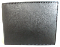 Dompet Pria Kulit Asli Full Grain Vintage Tipis Lipat Desain Minimalis Hitam Panjang Pendek Multi Slot Kartu Tahan Air Untuk Penggunaan Sehari-hari